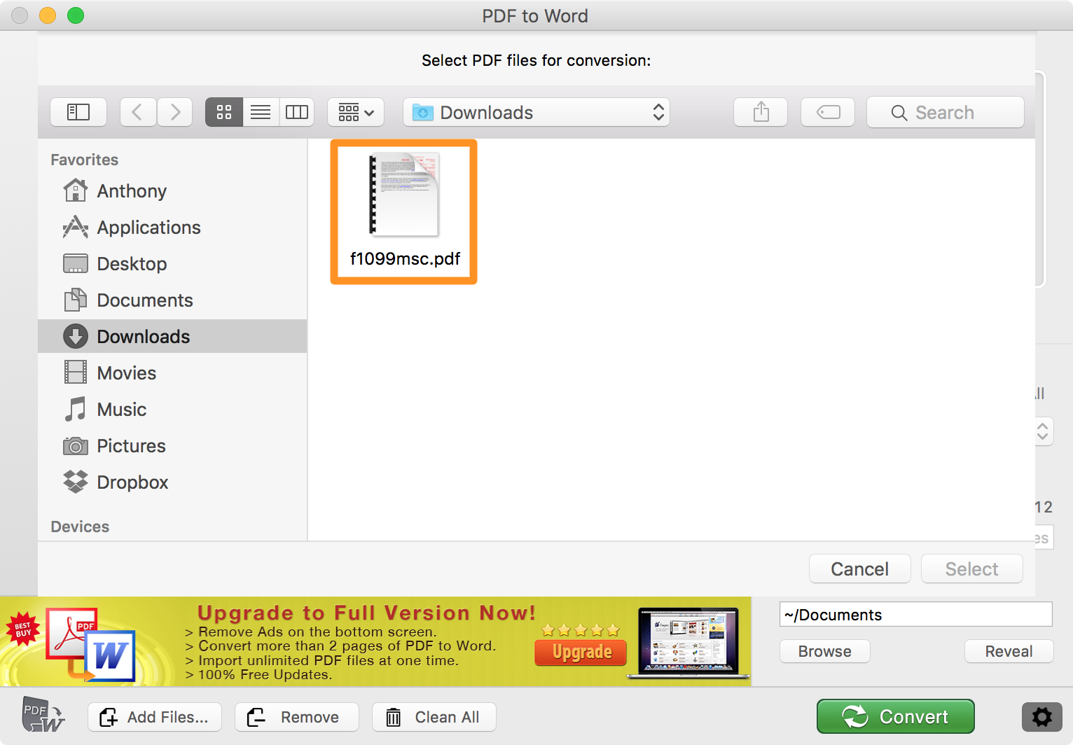 Word To Pdf Converter For Mac Free Download